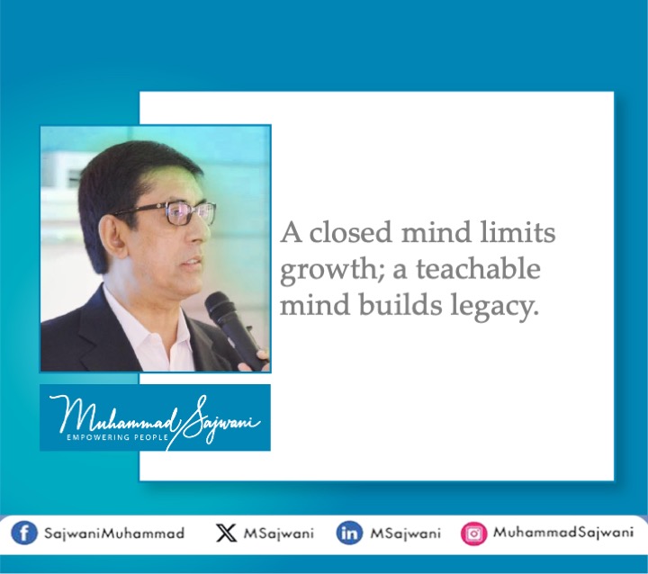 msajwani's tweet image. A closed mind resists new ideas and clings to what’s familiar, which slows progress. In contrast, a teachable mind stays open, learns continuously, and evolves. Over time, that openness doesn’t just drive growth—it creates a lasting legacy.

#teachable #minds #timeless #leaders