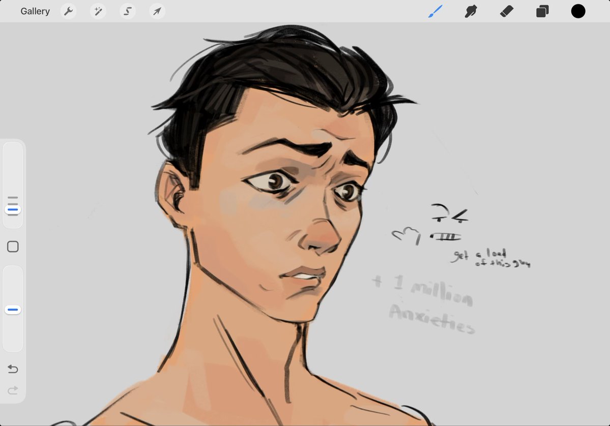 practicing stress-lines on mr stressed #invincible