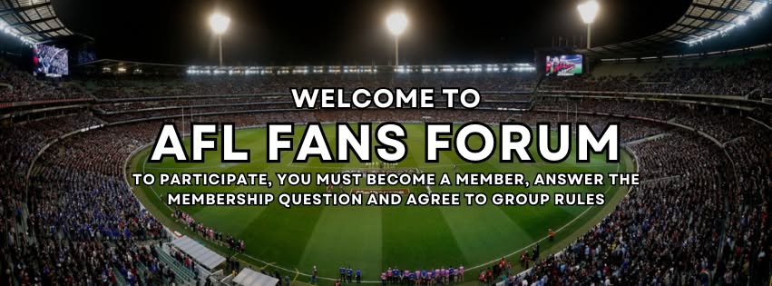 OGSportOfficial's tweet image. Aussie Rules fan? #AFL Fans Forum on Facebook is growing fast. Join the convo ⬇️ facebook.com/groups/aflfans…