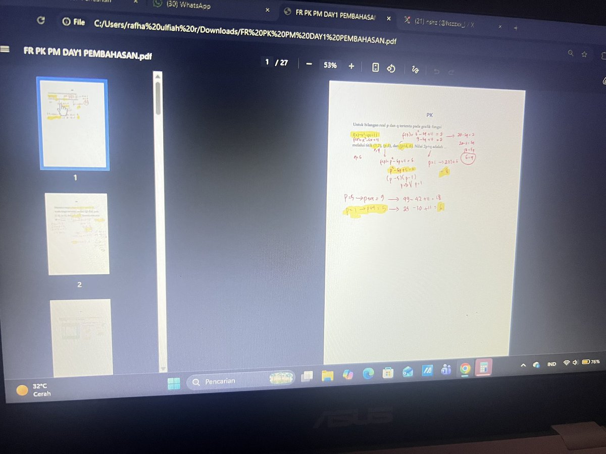 hszzxx_'s tweet photo. BOCORAN SOAL UTBK +CARA NGERJAINNYA, DAY 1-3✅ https://t.co/xjlnyjkGXZ
