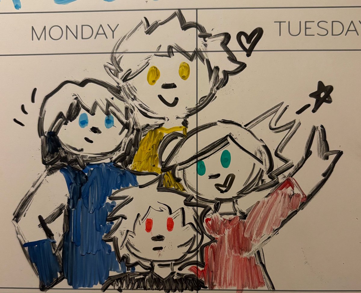 3r0sie3's tweet image. Redid my calendar for the rest of my semester!!! Here are the doodles I did for it!!! 🥰🫶
#hxh #gachiakuta