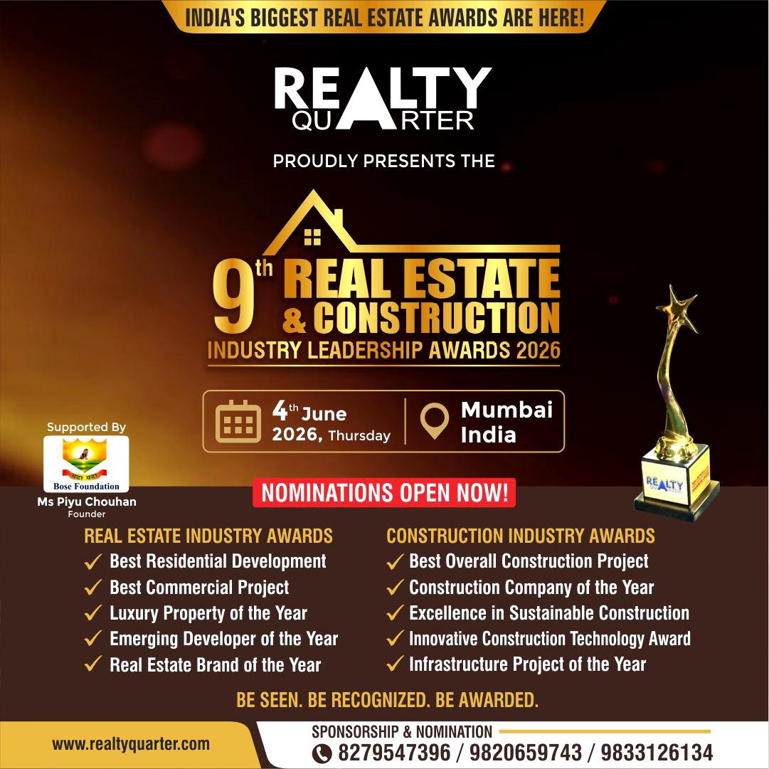 realtyquarter_'s tweet image. 🚀 Partner with India’s Most Influential Real Estate Awards!

Become a Sponsor at the
🌐 realtyquarter.com/real-estate-aw…

#EventSponsorship #RealEstateIndia #BrandPromotion #BusinessGrowth #NetworkingIndia #RealtyQuarter #AwardsNight #MumbaiEvents