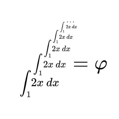MathMath901's tweet image. #math  problem 23-04-2026
Golden ratio.
A beautiful equation deserves an equivalent proof.