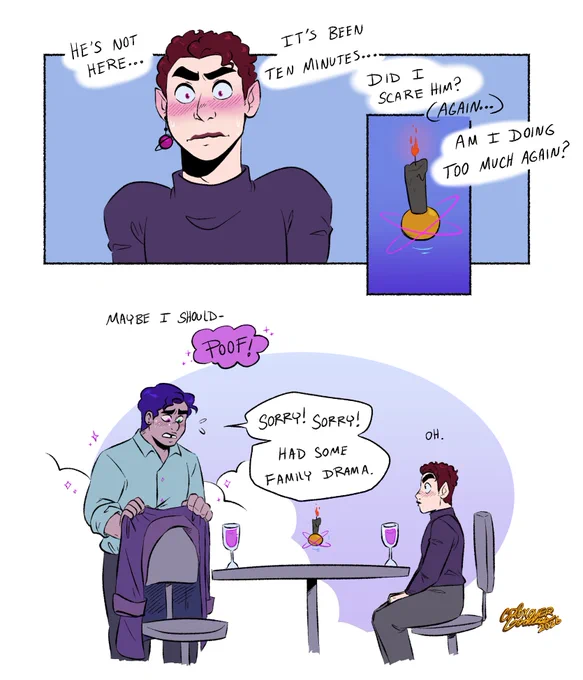 When you finally get a date with the witch boy you're a little too into
#ocs #monstrumsprings 