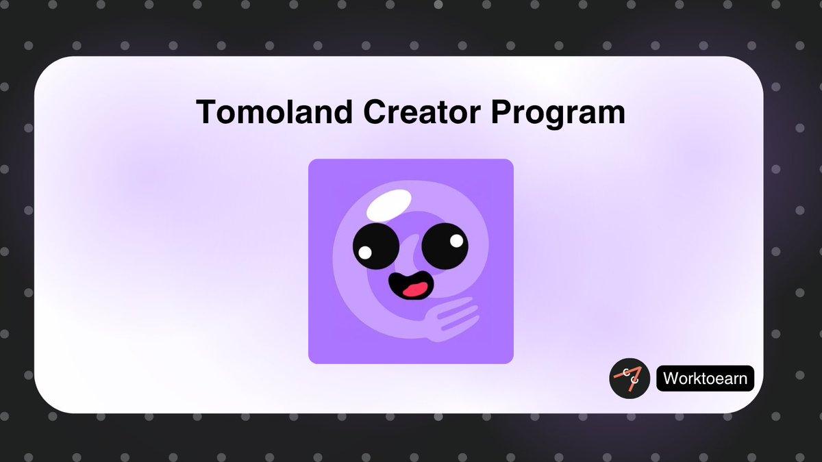 Work to Earn tweet media