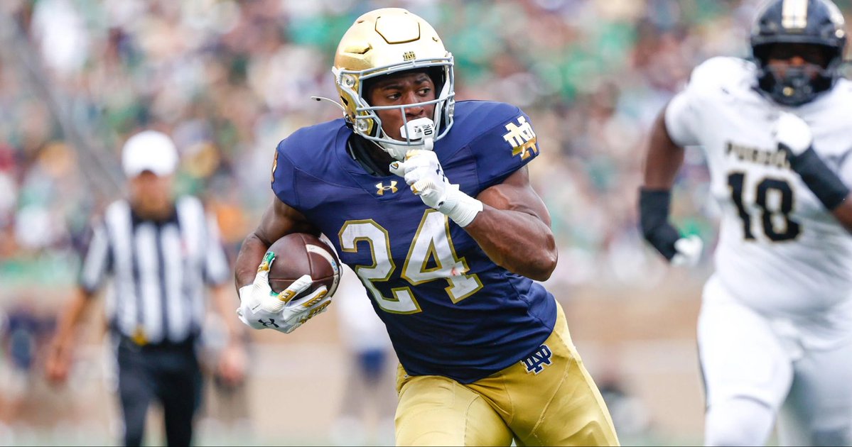 SleeperSeahawks's tweet photo. Both John Schneider and Mike Macdonald shouted out Jadarian Price’s loyalty, staying at Notre Dame despite playing behind Jeremiyah Love, as a reason he fits with the Seahawks.

Rare in the NIL era https://t.co/VUI5Cmn041