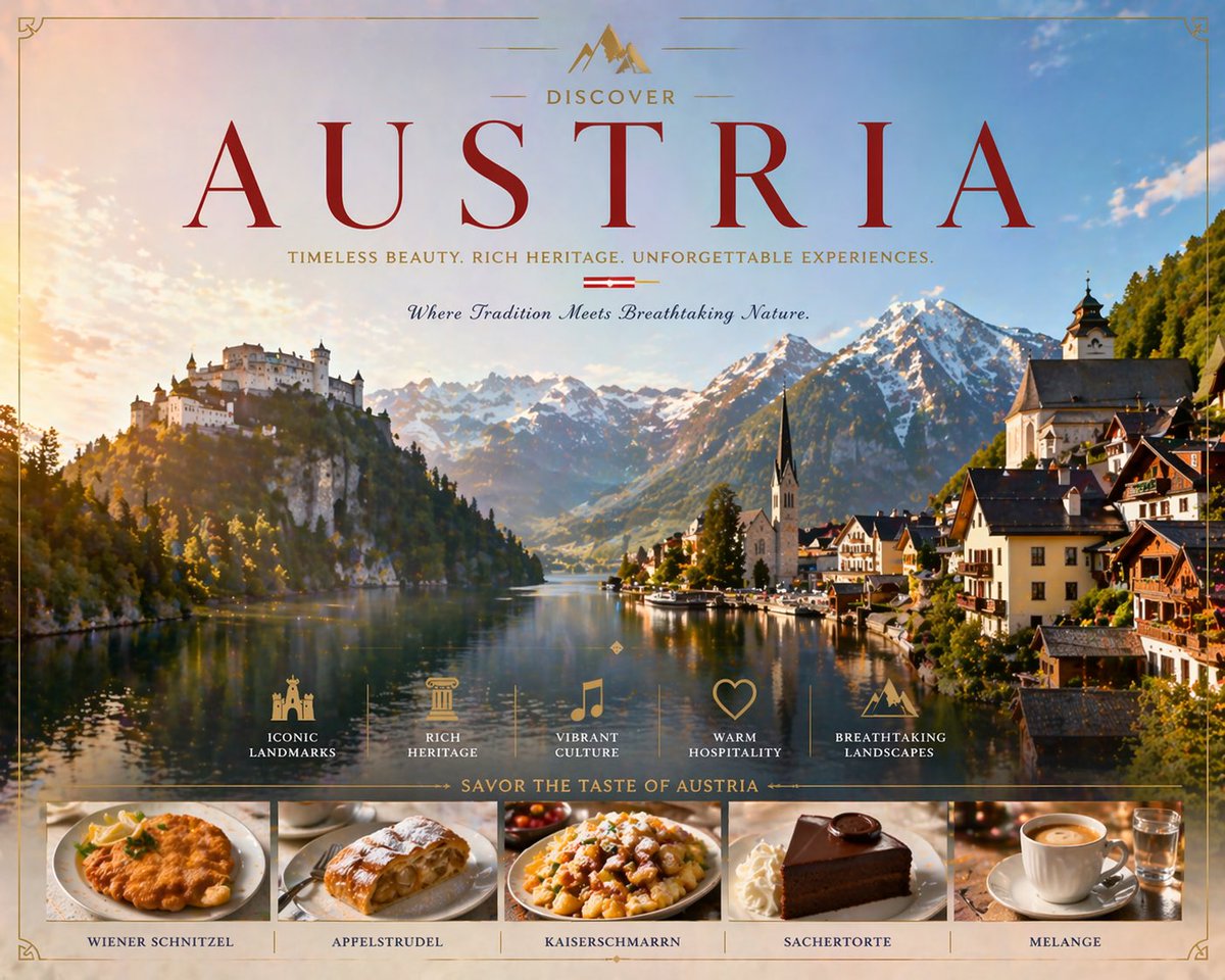Luxury Northern Europe Travel Poster