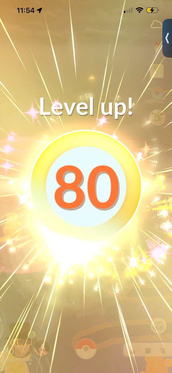 BreaksMik's tweet image. Yayyy!! I’m L80 in #PokemonGo! Let’s go