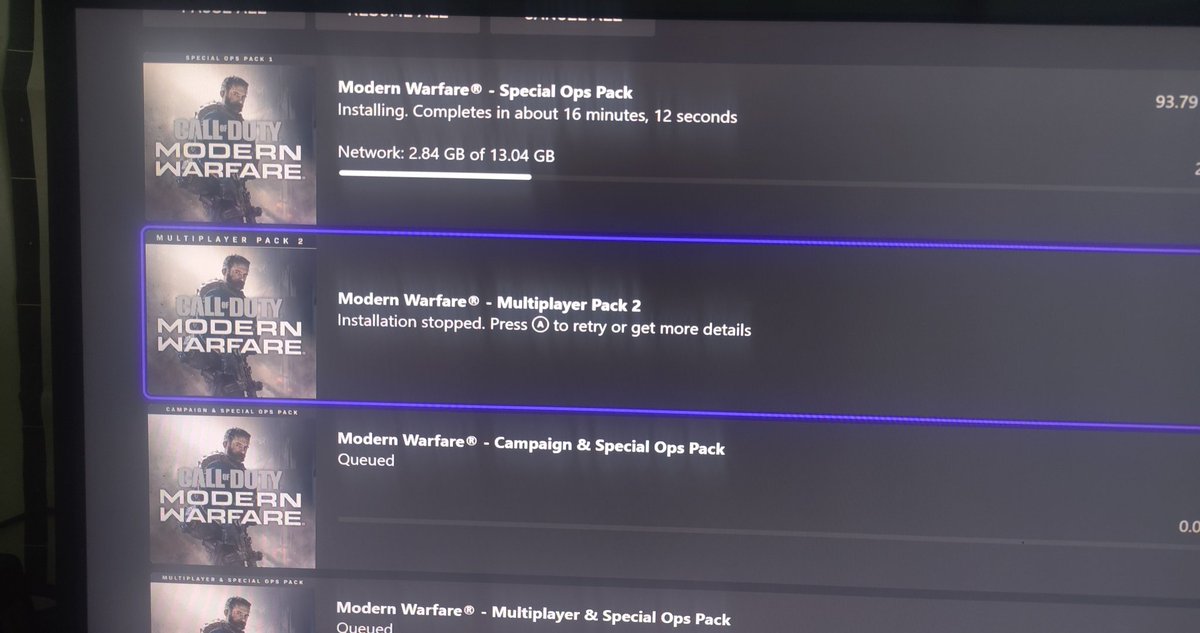 YTDANTEXD's tweet image. I downloaded mw19 overnight just to wake up to this 💔... Wtf cod #cod