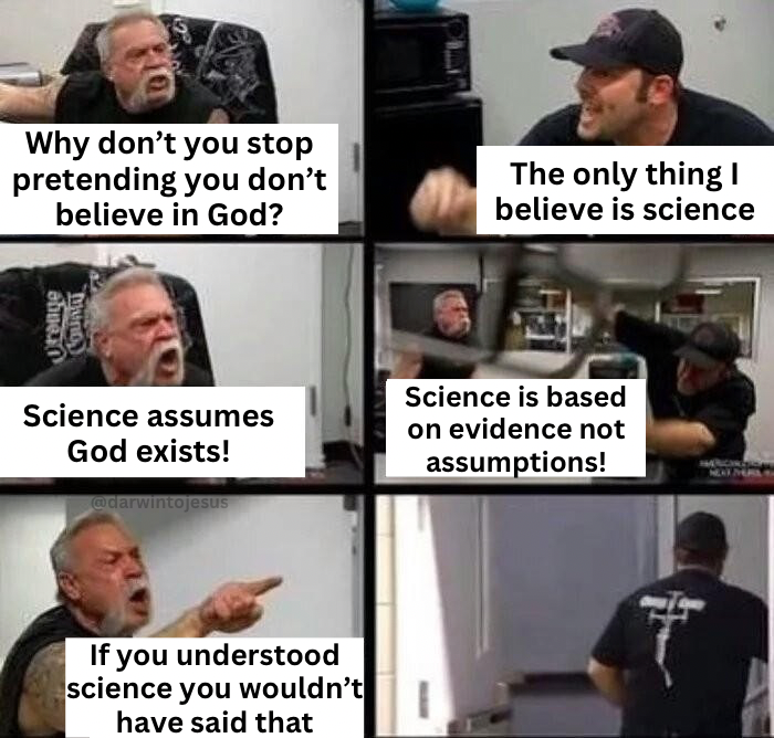 Darwin to Jesus tweet media