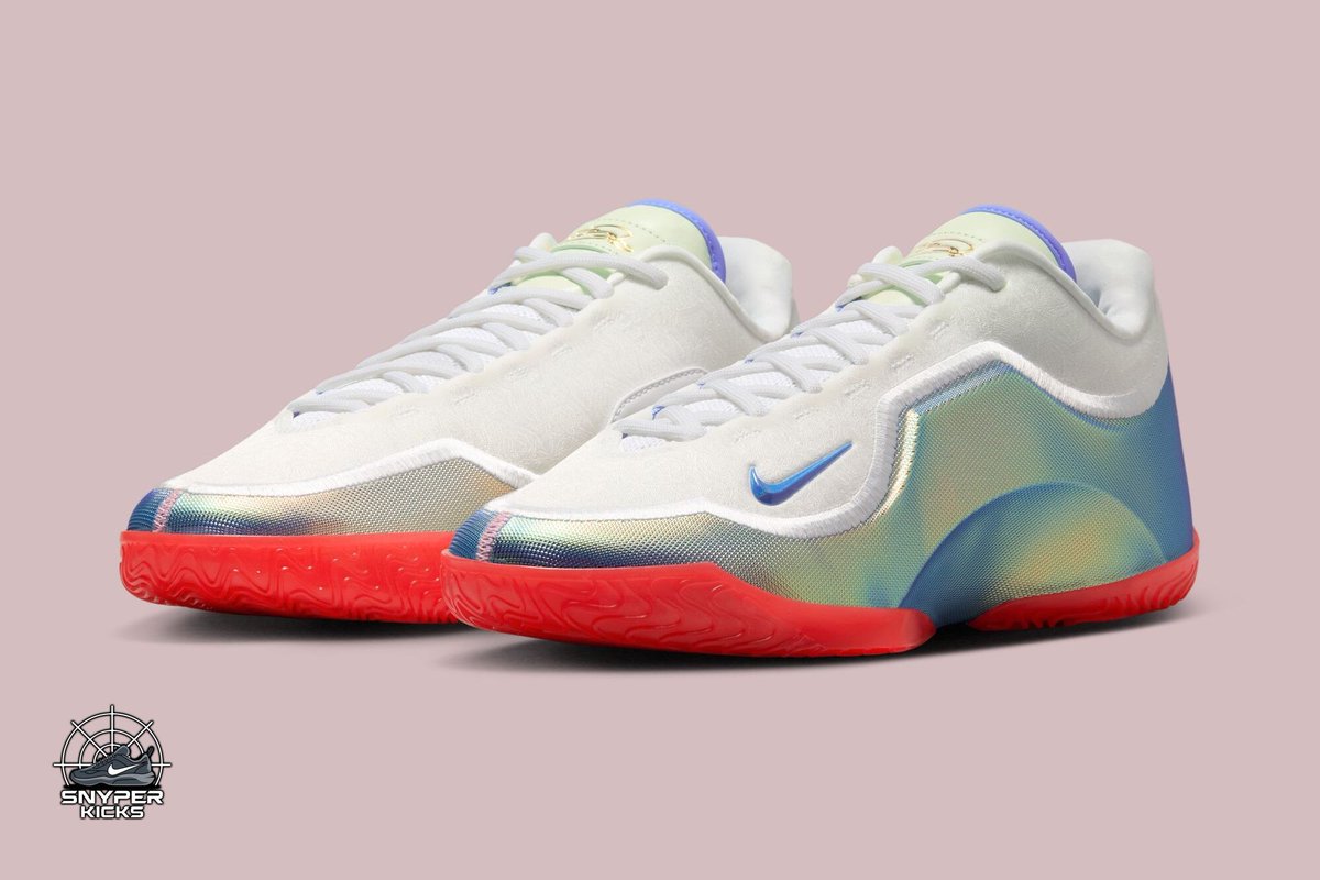 SnyperKicks's tweet image. Nike LeBron 23 "Motor King"
Colorway: White/Multicolor/Light Crimson/Volt Tint/Royal Pulse
Style Number: 
Release Date: April 24, 2026
Price: $210
#MotorKing #nike #lebron