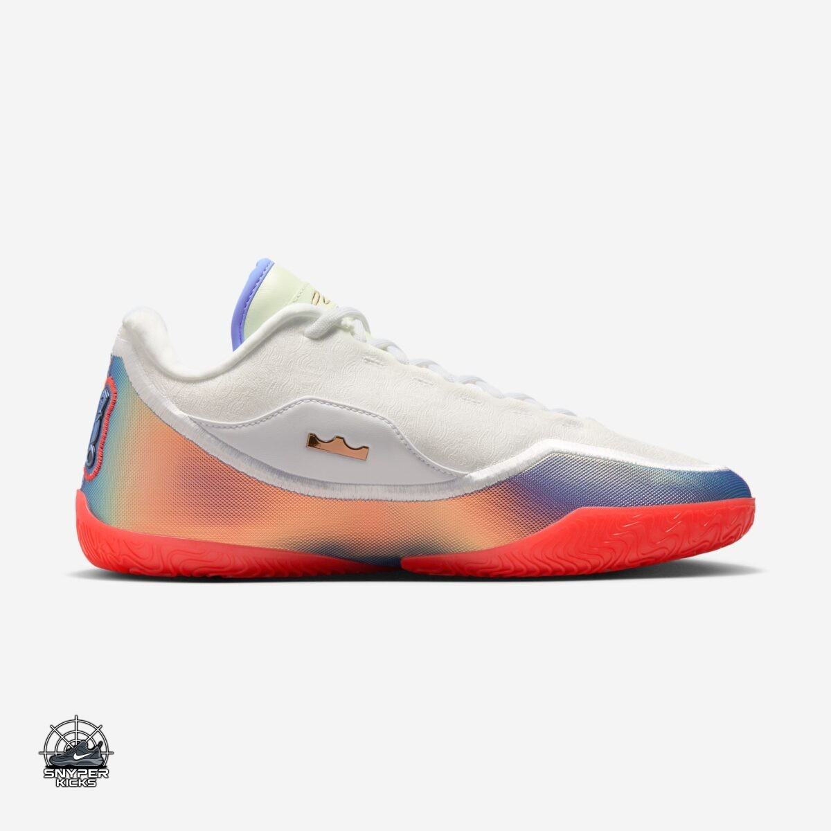 SnyperKicks's tweet image. Nike LeBron 23 "Motor King"
Colorway: White/Multicolor/Light Crimson/Volt Tint/Royal Pulse
Style Number: 
Release Date: April 24, 2026
Price: $210
#MotorKing #nike #lebron