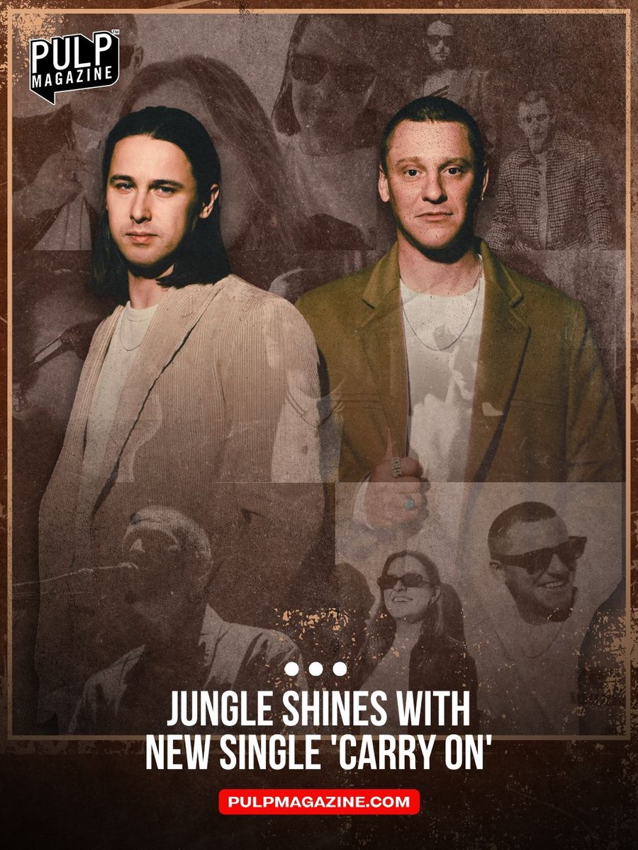 PULPMagazinePH's tweet image. With the release of 'Carry On,' the masterminds behind the viral hit 'Back On 74' are ready to enter a new chapter with their upcoming album 'Sunshine.

READ: tinyurl.com/Jungle-CarryOn 

#Jungle #music #PULPMagazine @jungle4eva