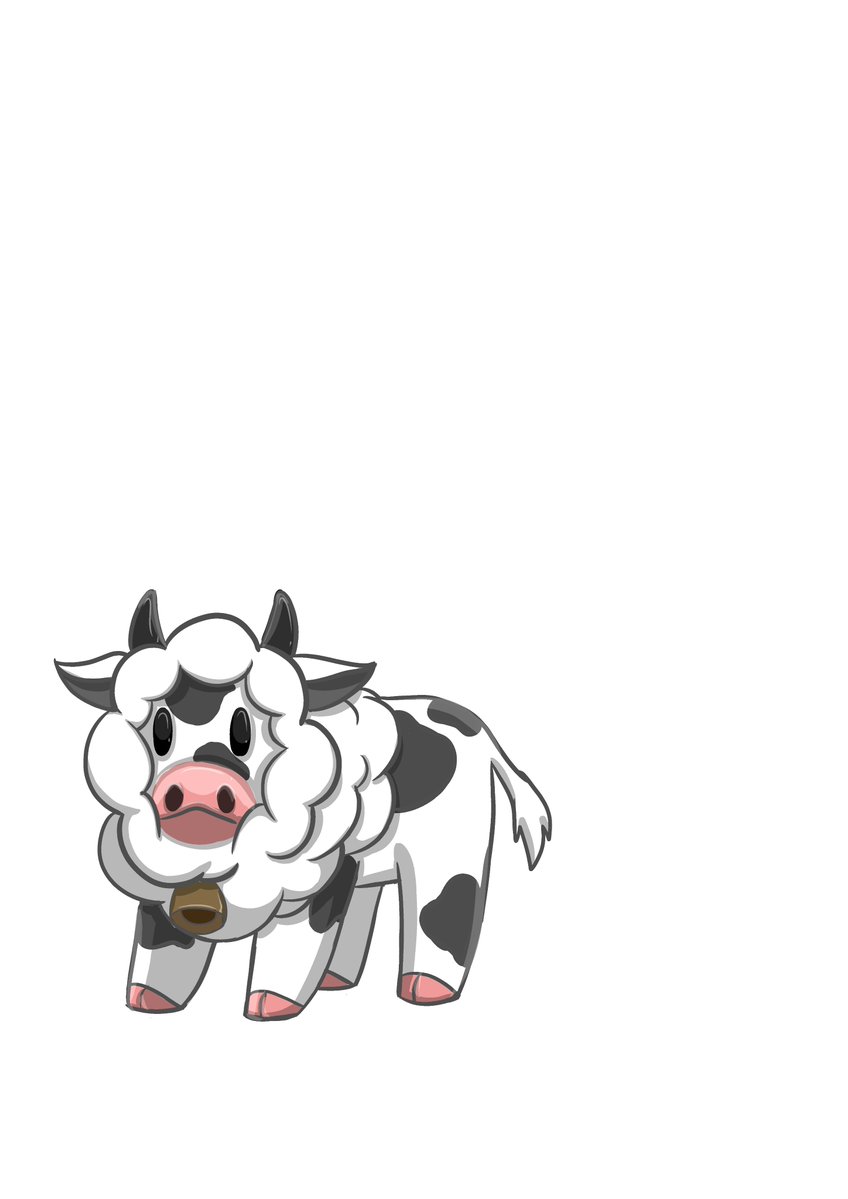 samsarafox's tweet image. Cow/sheep hybrid, Mooshe. Im obsessed with these cuties
#art #digitalart #characterdesign