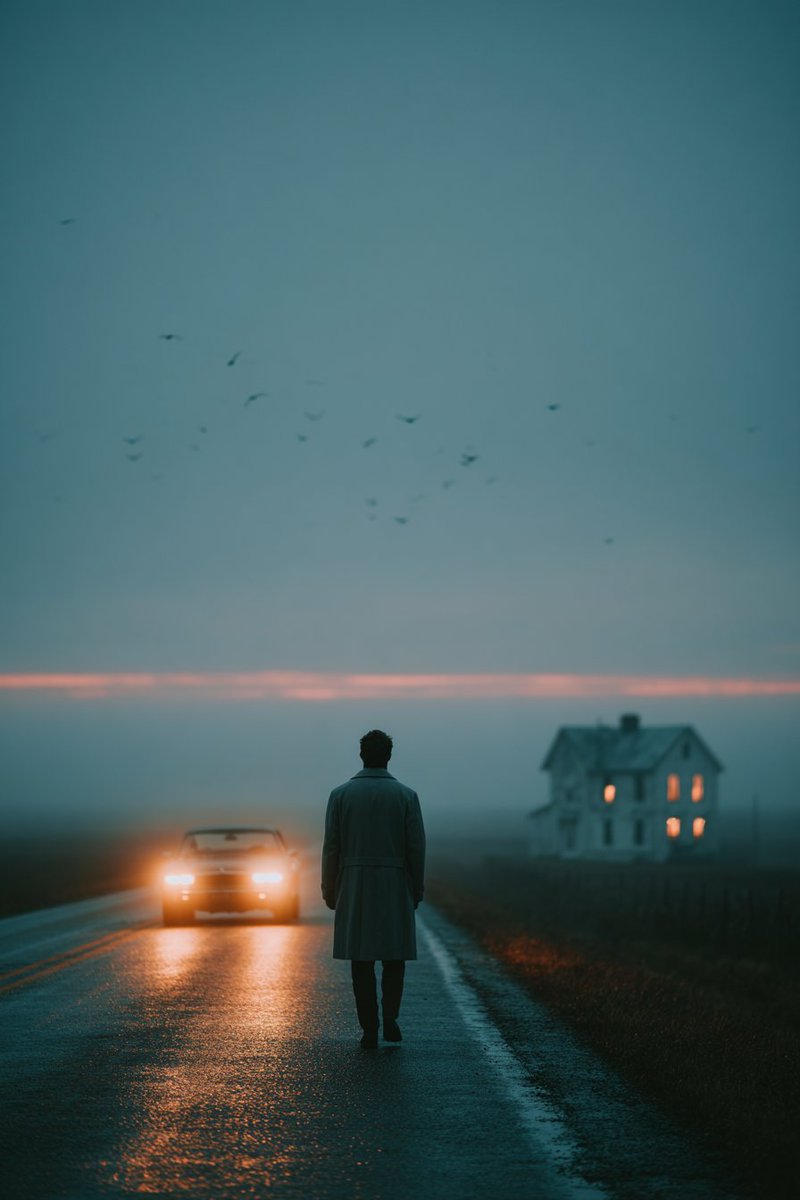 AIArtLife1's tweet image. Saturated blue, Warm windows in the distance, Walking one last mile.
#AtmosphericArt #MoodyPortraits #CinematicPhotography #DeepBlue #OrangeHorizon #NoirAesthetic #Dreamcore #Liminal #Noir #FineArtAI #AIArtCommunity #MidjourneyV6 #StableDiffusion #GeneratedArt #AIArtists
