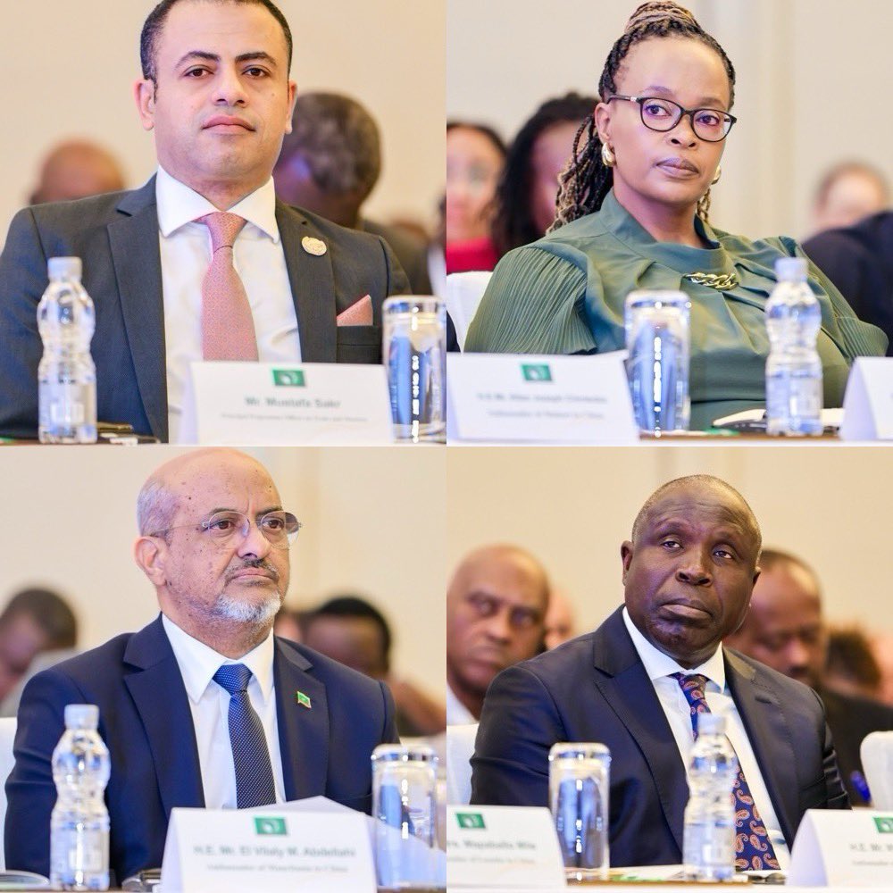 AUMission_China's tweet image. Annual Retreat of the Group of African Ambassadors in #China 🇨🇳  on the theme “Leveraging China’s 100% Tariff-Free Offer to Foster Development and Prosperity in Africa”:

#Session 1 continued: 

There is a need for the relevant Chinese institutions involved in the implementation