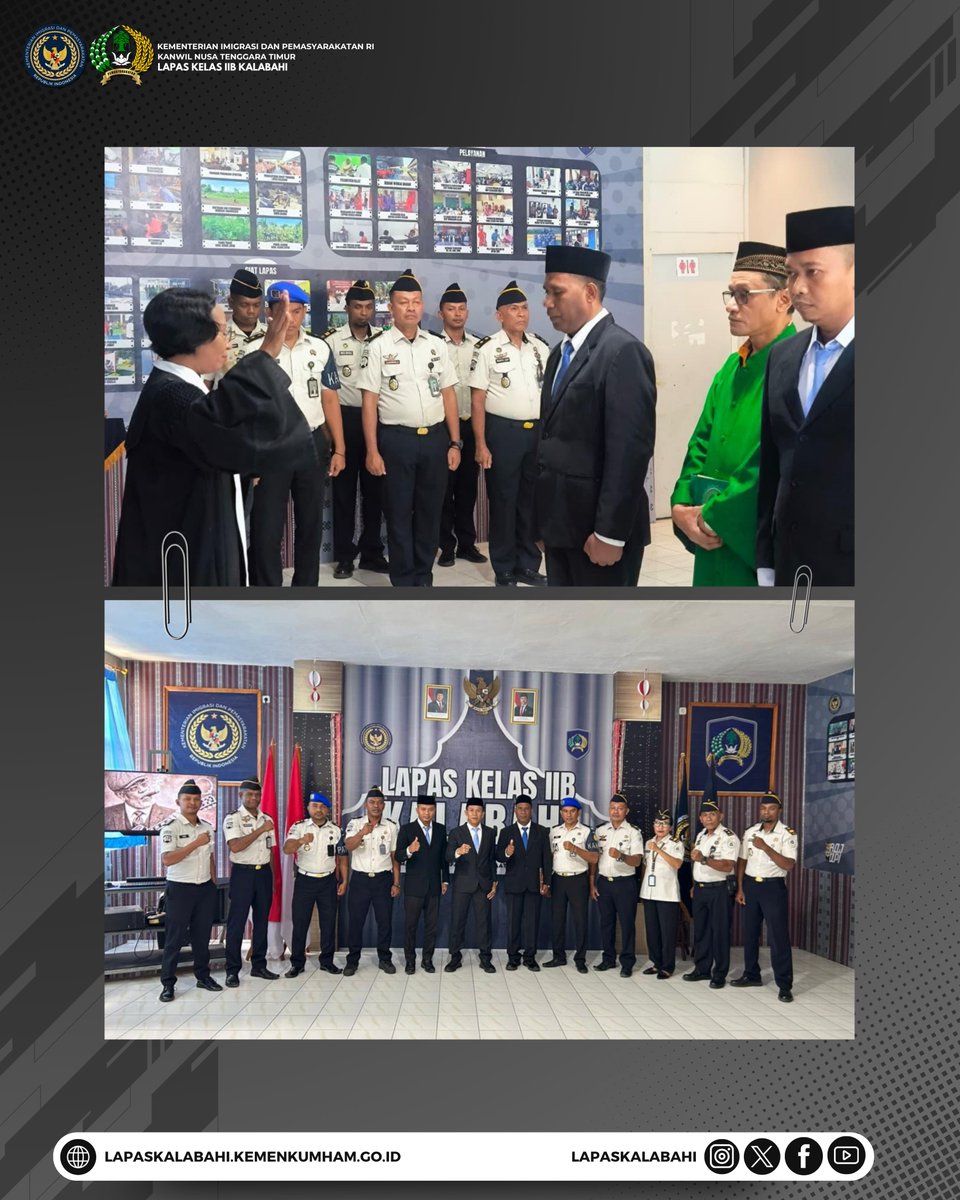 LapasKalabahi's tweet image. Pelantikan Pejabat Struktural, Lapas Kalabahi Dorong Kinerja Lebih Optimal

Selengkapnya: 
lapaskalabahi18.blogspot.com/2026/04/pelant…

#LapasKalabahi 
#Kemenimipas 
#AlwaysTheBest
~ KanwilDitjenpasNTT