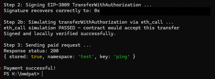Just built something I haven't seen anyone else ship yet.

<a href="/brian_armstrong/">Brian Armstrong</a> and <a href="/base/">Base</a> ya'll the real MVP.

An API where AI agents pay per request.

No API keys, no subscriptions, no billing dashboards. Just USDC micropayments on Base, verified on-chain, settled instantly.

The