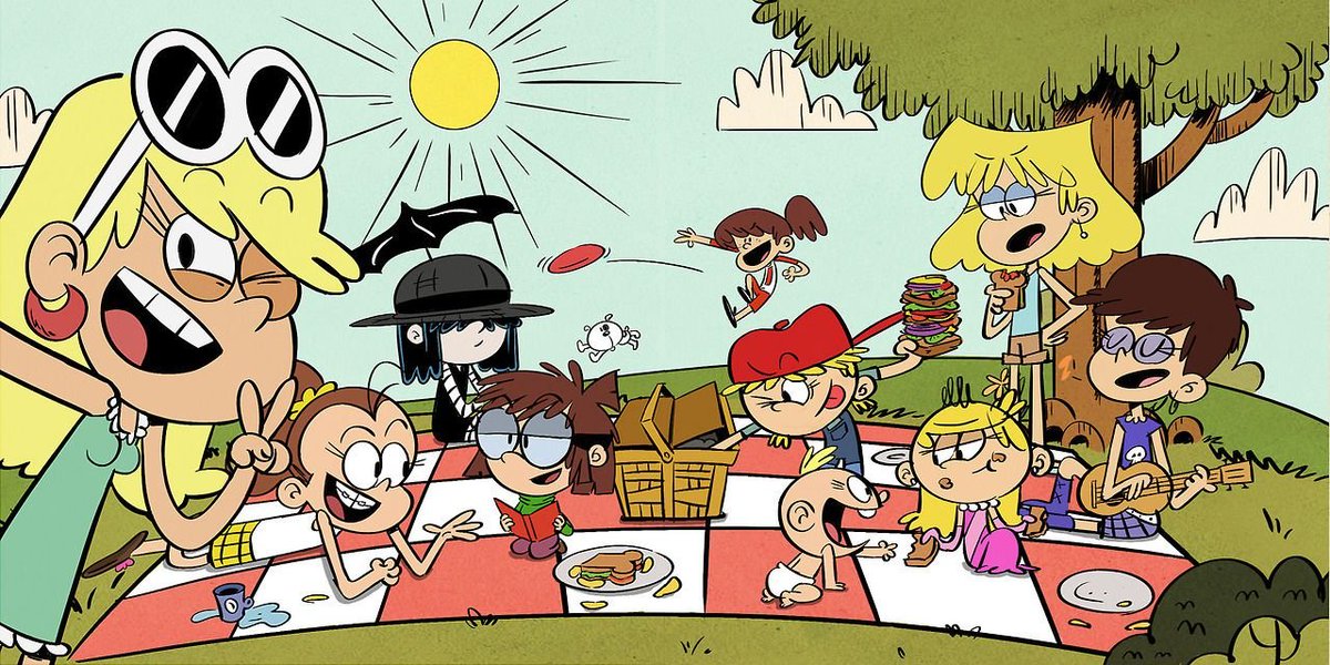 The Loud Siblings are having a picnic. #NationalPicnicDay #TheLoudHouse