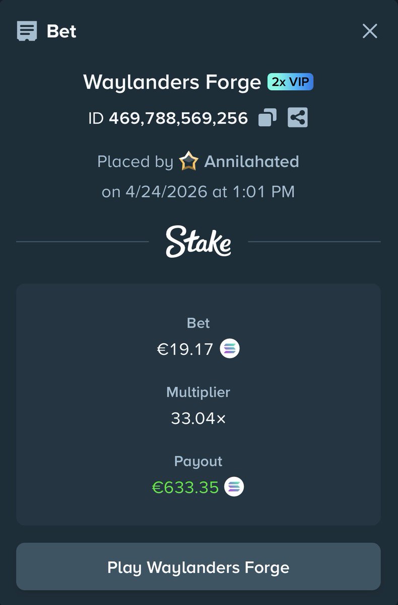 maficake's tweet photo. Insane slot @ValkyrieXStudio my biggest multi ever for that bet size on FU spins, worthy of a double?? 👀 I promise I will only play your games 🫶 https://t.co/EuOHXi4Vjb