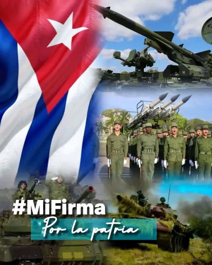 IcsMarti's tweet photo. #MatancerosEnVictoria
#CubaEstaFirme
#MiFirmaPorMiPatria https://t.co/EBwqaDetW9