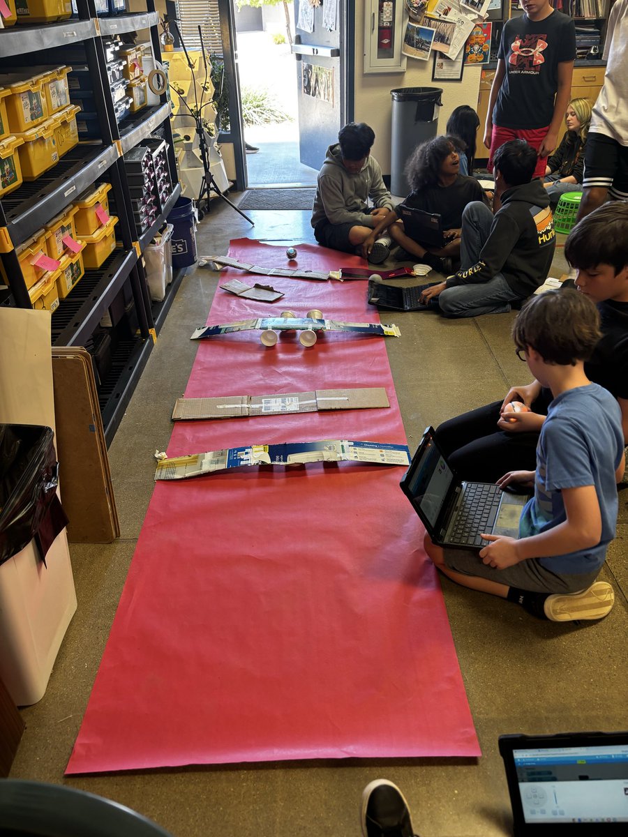 jaimehansendvu1's tweet image. STEM at its best! 🔥 Today in the Makerspace, students engineered lava-crossing bridges—using creativity, strict material lists, and the EDP. They coded solutions with @Sphero Bolts to bring their designs to life. Innovation in action! 🚀 #STEM #Makerspace #EngineeringDesign