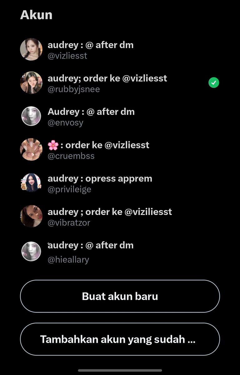 acc promosi ; order ke wa tweet media