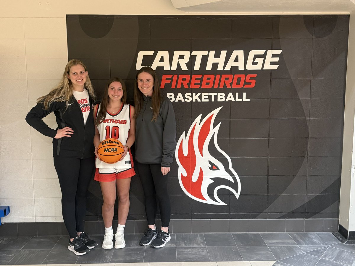 bellagounaris's tweet photo. I am so grateful for an amazing visit and to have received an offer from Carthage. Thank you Coach Jones for this amazing opportunity. @Carthage_WBB @AIAelitegirls @ViatorGBB @IGBRcoverage https://t.co/CYKVjfXR5G