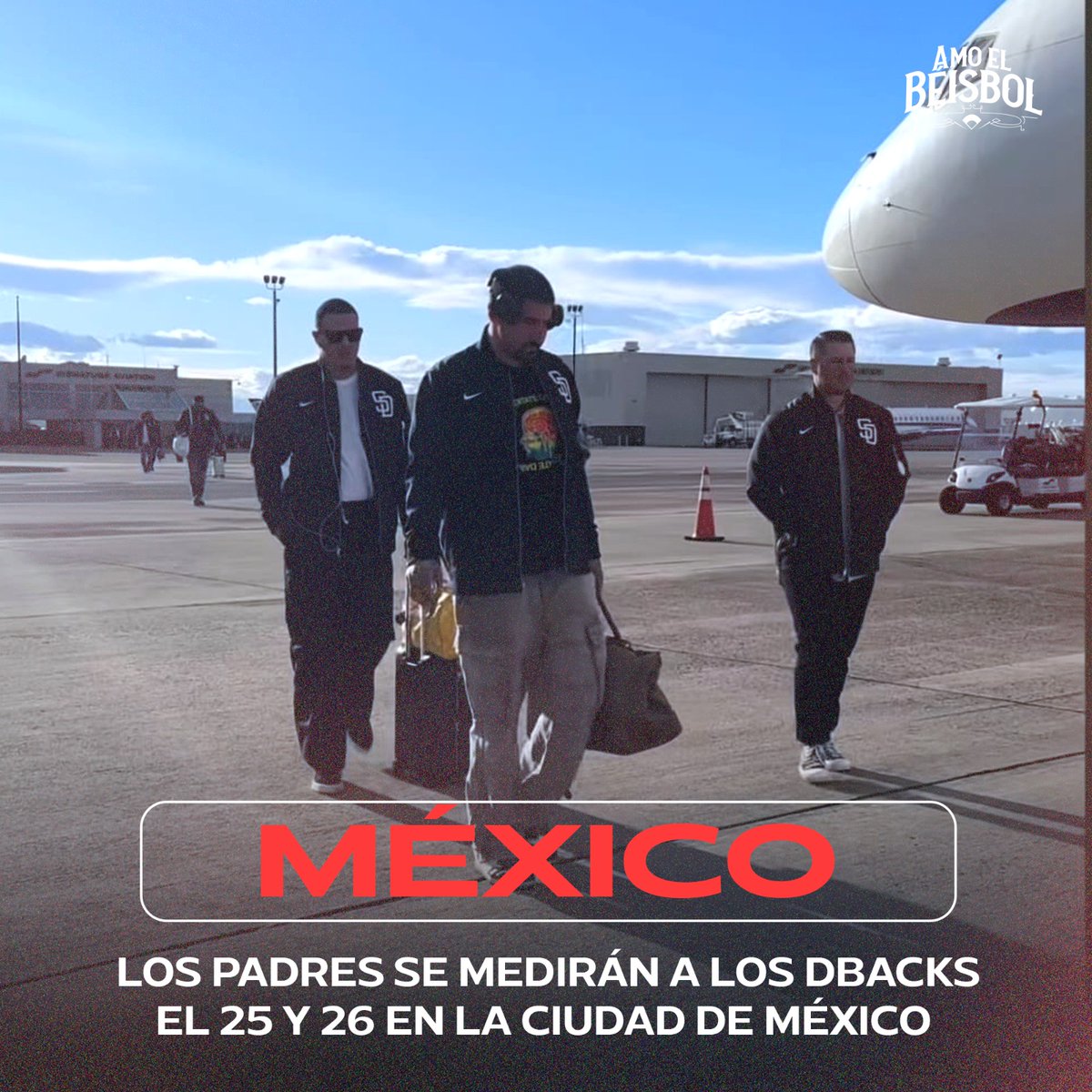 Los Padres de San Diego ya viajan a la Ciudad de México ⚾🙌🏻
#beisbol #baseball #PadresSanDiego
