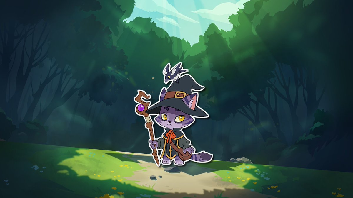 PackmatesGame's tweet photo. Master of Summons, using her charm to bring half the forest to the fight. Will your curiosity cause you to pick Cat?

#Packmates #PCGaming #Gaming https://t.co/nDuNC2gaaM