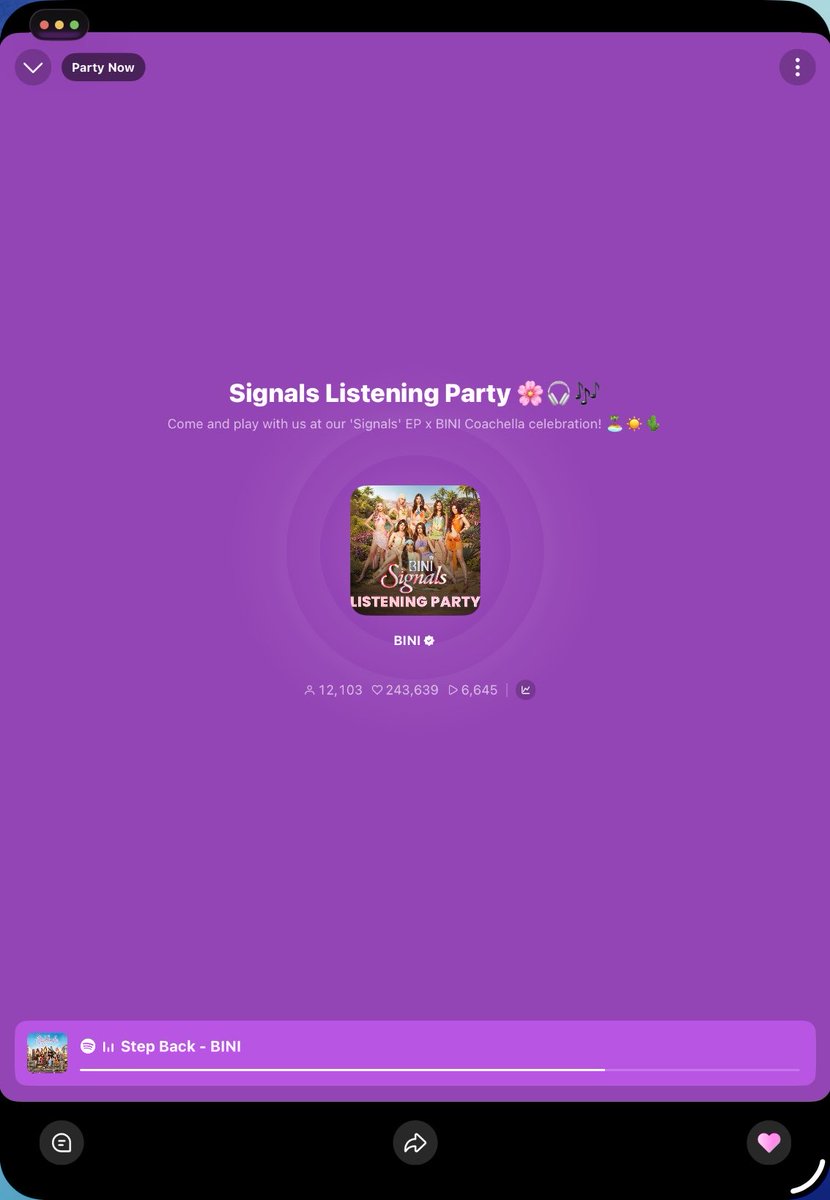 BINI Stationhead tweet media