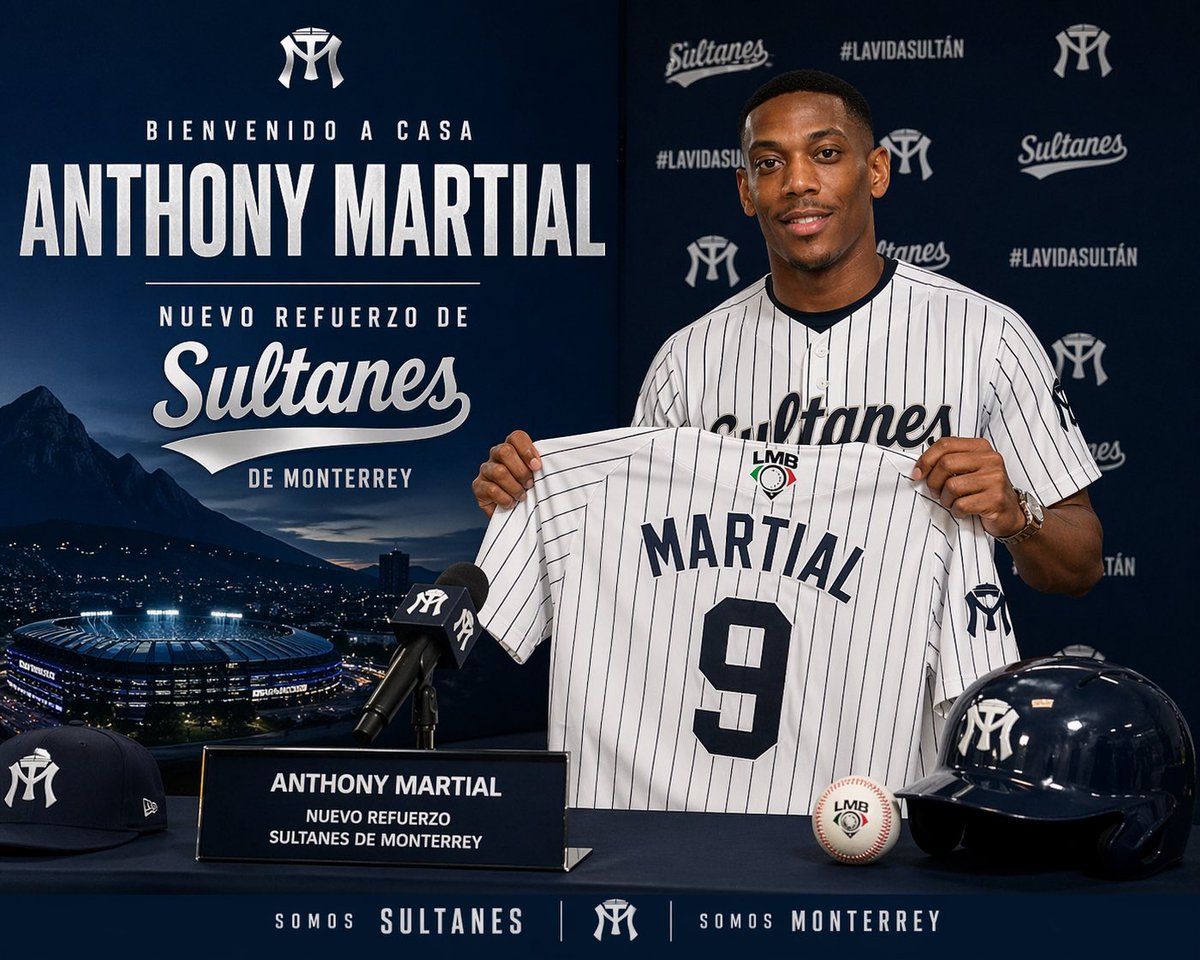 Anthony Martial pasa en calidad de préstamo a Sultanes de Monterrey, grande Willie González ¡Súbele al himno!