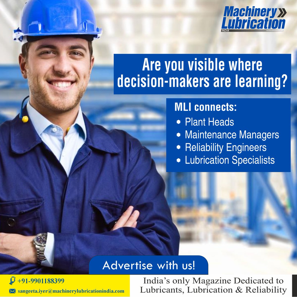 MachLubeIndia's tweet photo. If your brand serves the lubrication, reliability, or maintenance industry, one question matters:

Are decision-makers seeing your brand before they shortlist suppliers? https://t.co/G2hoAAwgFl