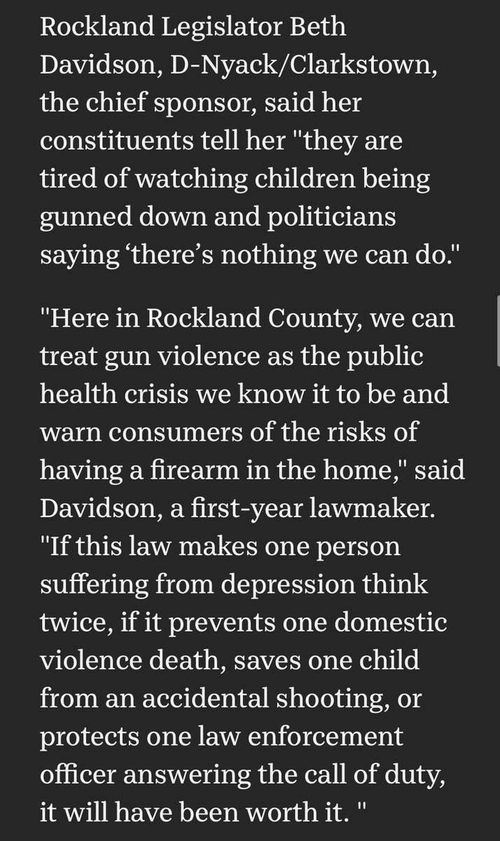BethDavidson17's tweet image. THANK YOU @MomsDemand for again awarding me your #GunSense distinction, this time in my campaign against Mike Lawler. As a longtime gun safety advocate who brought gun violence prevention programs into Nyack Public Schools as a school board member and then passed a common sense