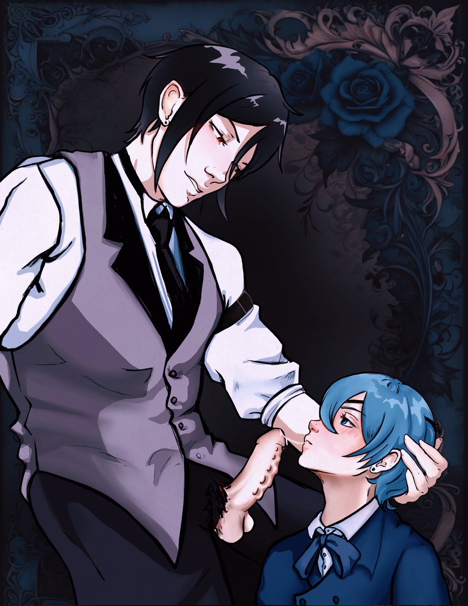 normielilac's tweet photo. Nsfw version #sebaciel #黒執事 https://t.co/8RzDhmjb8R