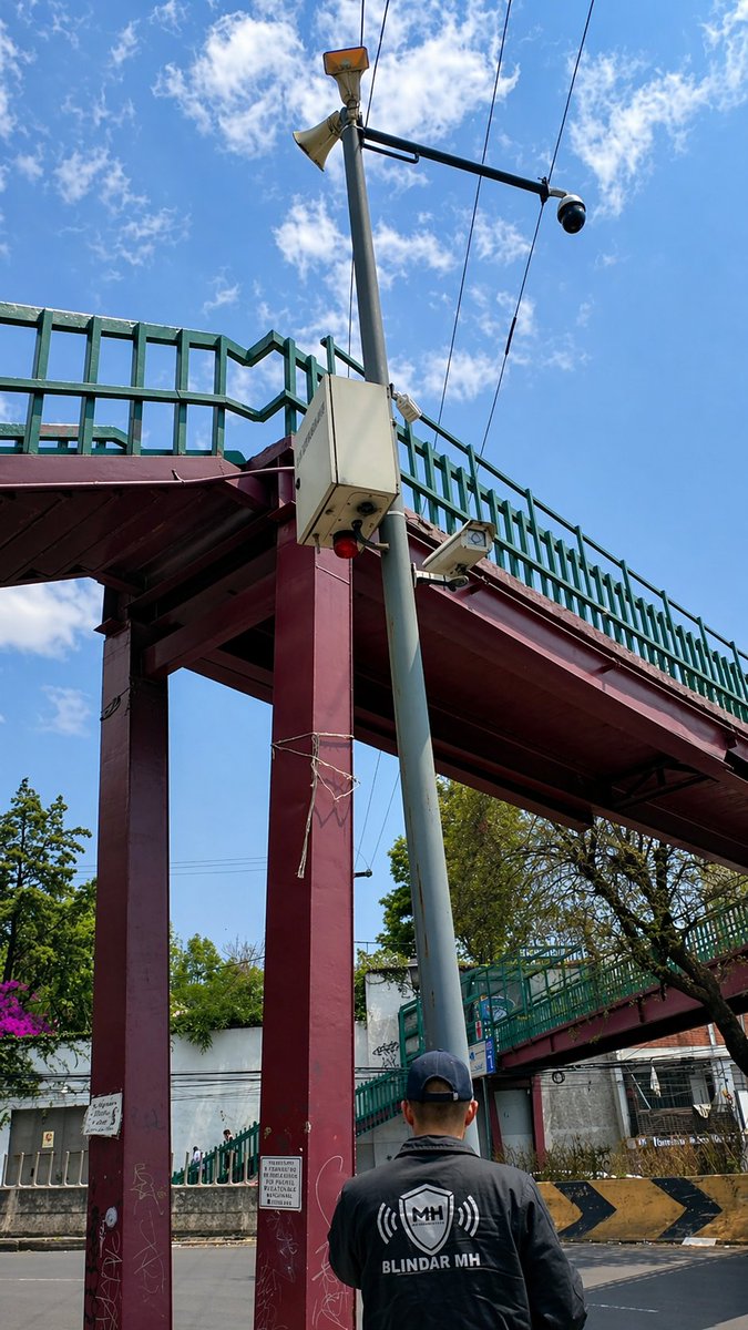 BlindarMH's tweet photo. 🚨 Esta mañana, personal de la #CSCMH realizó recorridos en la colonia Tacubaya, en @AlcaldiaMHmx, para supervisar el correcto funcionamiento de las cámaras de videovigilancia en la zona.
@mauriciotabe
@GomezZalce
#BlindarMH 🛡️ https://t.co/brwEuWvCqS
