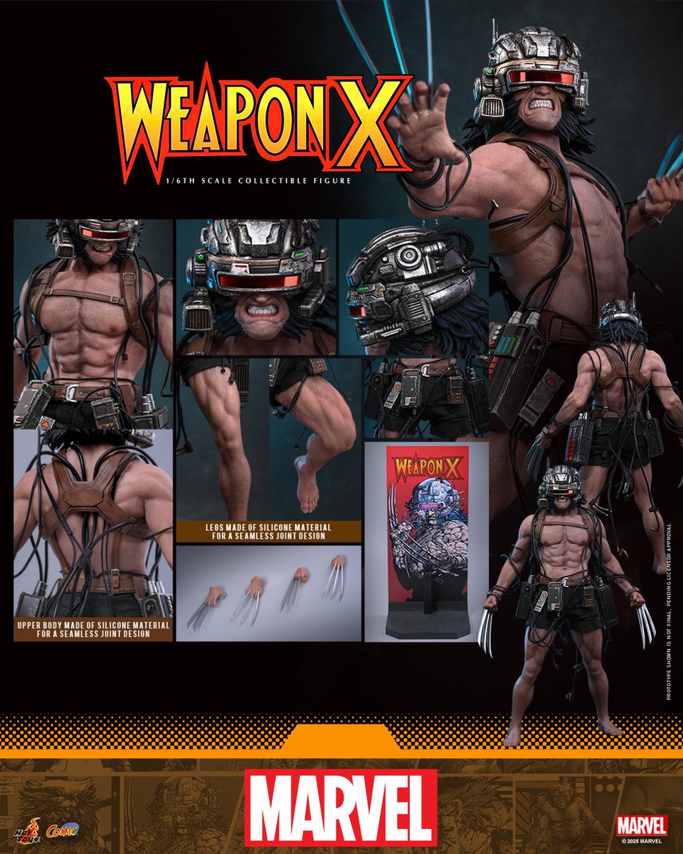 FLYGUY's tweet image. 🔥Hot Toys Marvel Comics - 1/6th scale Wolverine Weapon X Collectible Figure. No pre-orders yet but you can bookmark below🔖  

➡️SIDESHOW  go.flyguytoys.com/hottoys

 #wolverine #ad #hottoys