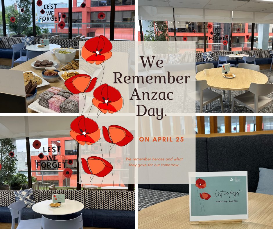 FDRCentre's tweet photo. Today we came together to commemorate ANZAC Day, beginning with a minute of silence and followed by a morning tea. 

A meaningful time to reflect on the service and sacrifice of those who served, past and present. 

Lest we forget. https://t.co/K9pSvnT8LU