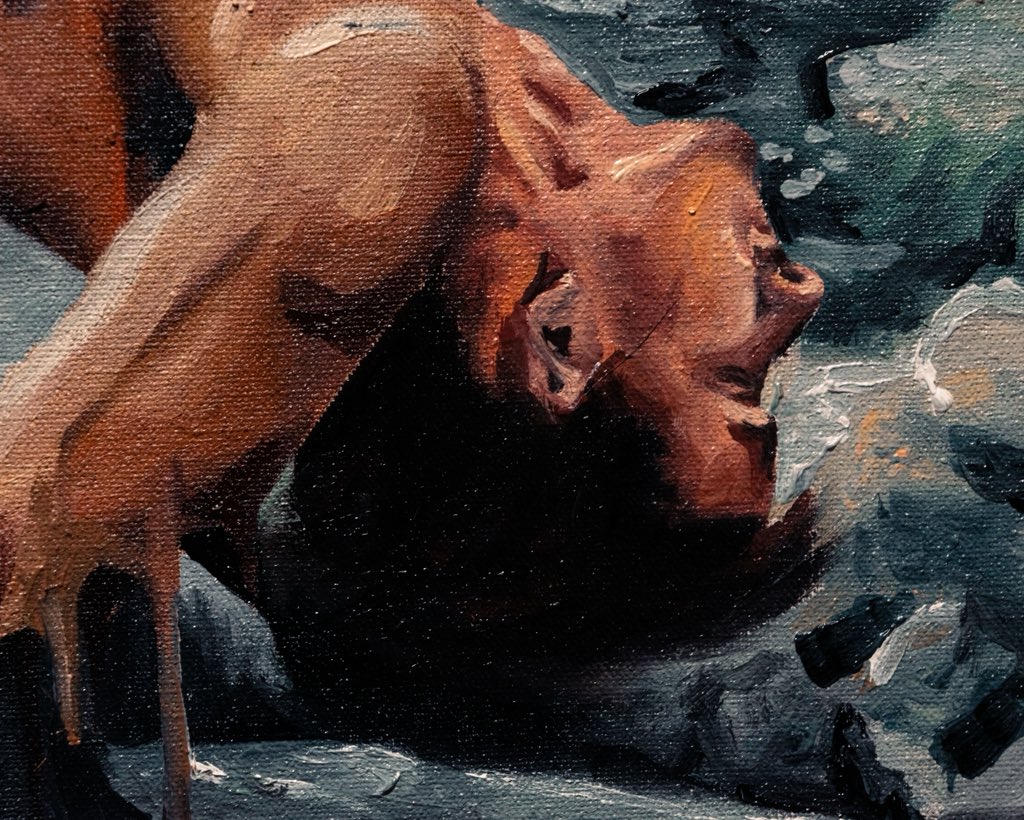 elartistaneiked's tweet photo. Softly Letting Go
Oil on canvas
2026 https://t.co/v2n1nhVWOe