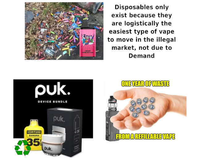 BradK87287's tweet image. &amp;gt;Bans re-usable #vapes, 
&amp;gt;Becomes shocked by disposable vape pollution.
*pikachu face😲
