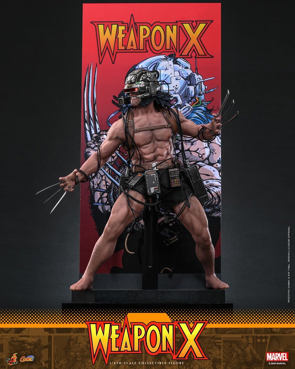 ArticulatedPlst's tweet image. 🔥Hot Toys Marvel Comics - 1/6th scale Wolverine Weapon X Collectible Figure. No pre-orders yet but you can bookmark below🔖  

➡️SIDESHOW  go.flyguytoys.com/hottoys

 #wolverine #ad #hottoys