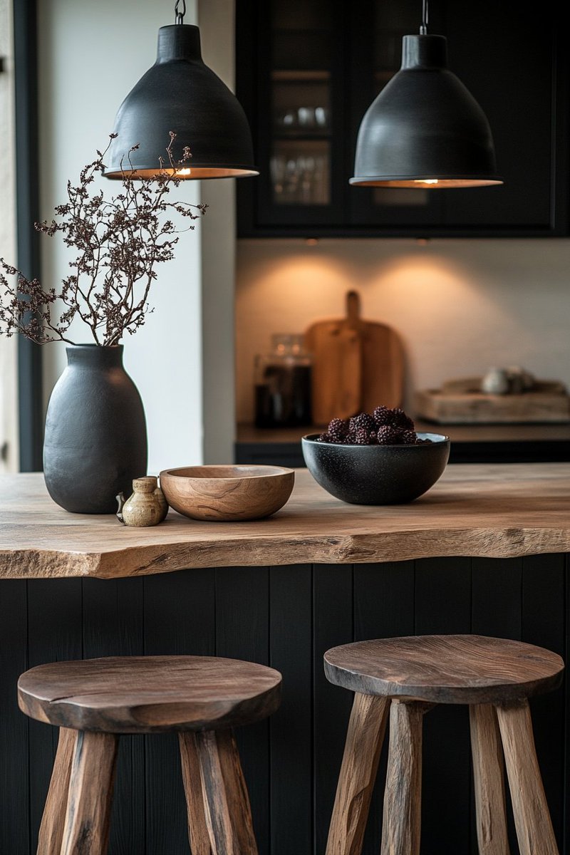 aesthetic117777's tweet image. Modern Rustic &amp;amp; Black Aesthetic mood ✨. Key pieces in Pinned Post! 📌

#modernrustic #blackaesthetic #modernhome #blackdecor #decorlovers