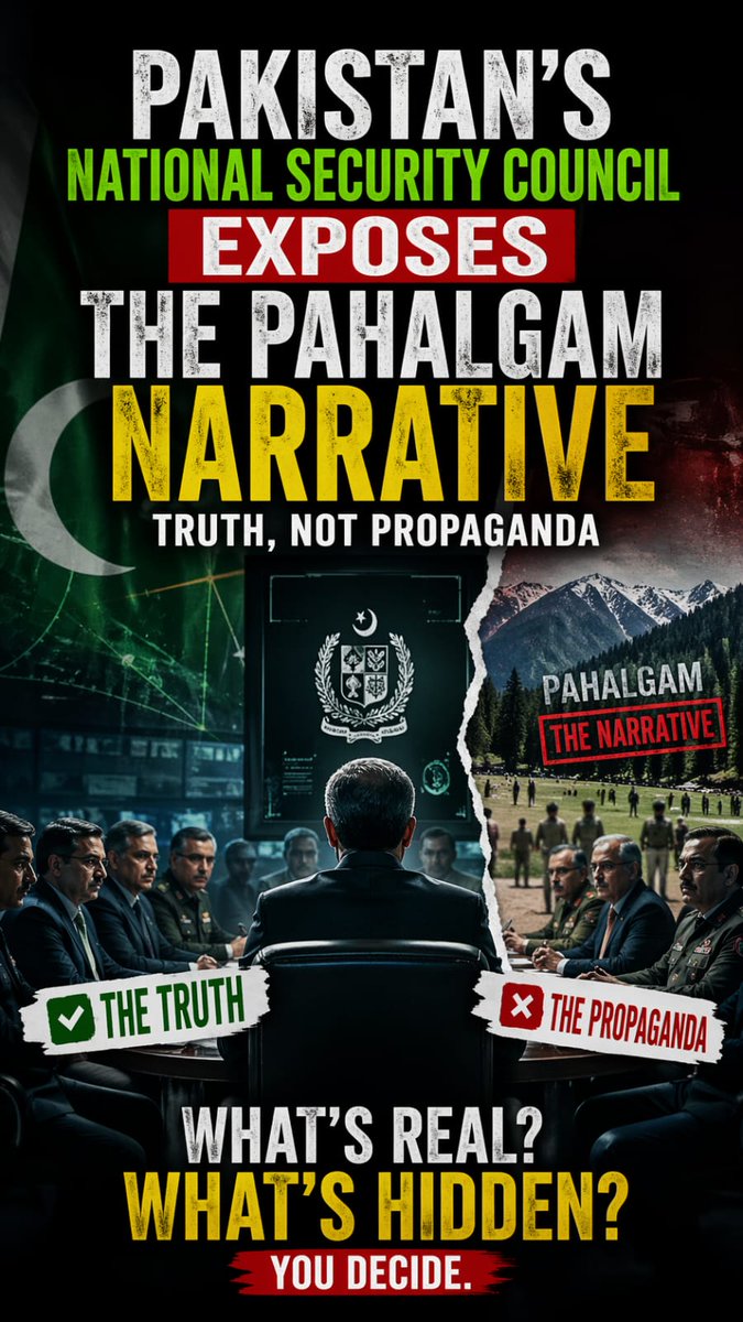 pk_thank3361's tweet image. پروپیگنڈا کی عمر بہت چھوٹی ہوتی ہے۔ پہلگام کے نام پر پاکستان کو بدنام کرنے کی کوشش ناکام! 🚫 سچ ہمیشہ سامنے آکر رہتا ہے۔
#پاکستان_کی_اونچی_اڑان
 #PahalgamNarrative #TheTruth #StopPropaganda #PakistanSecurity