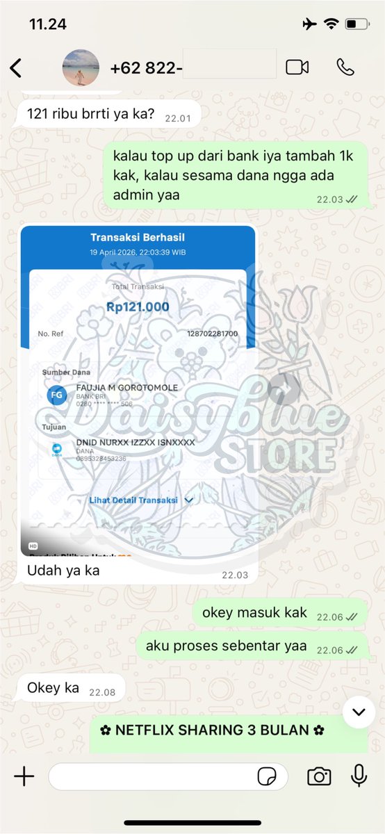 ✿ ina ; jual netflix murce tweet media