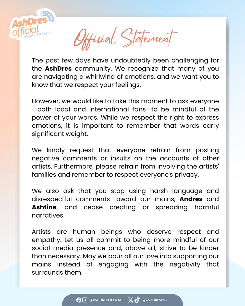 ASHDRES OFFICIAL tweet media
