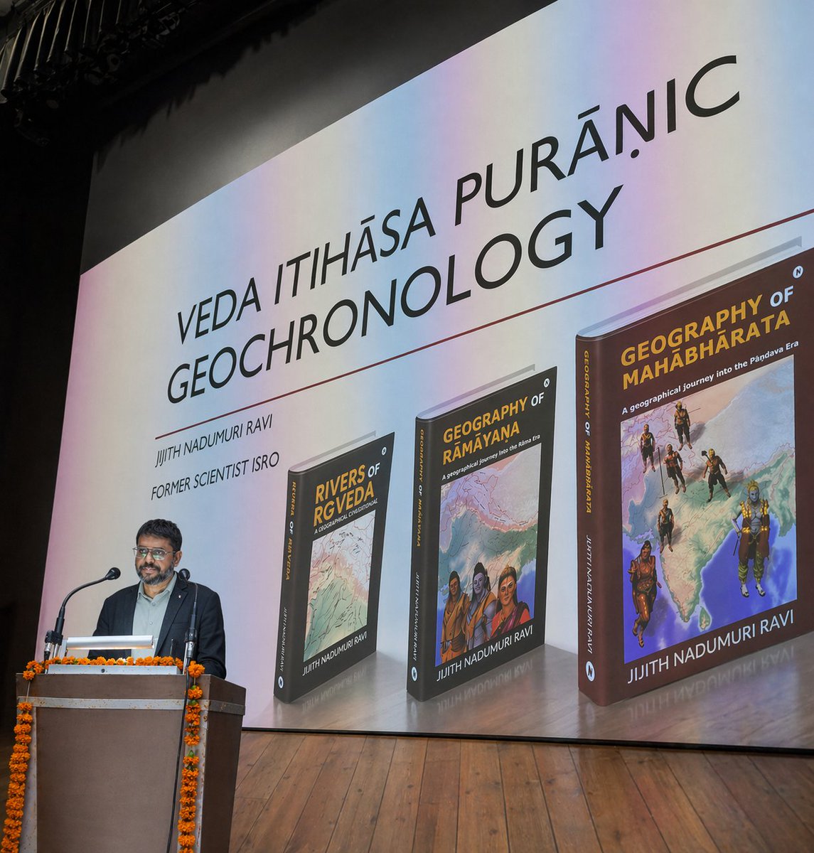 Jijith_NR's tweet photo. Advanced Out of India Model. 🔥

A convergence of Heggarty’s linguistics, Rgveda and Bharatavarsha's archaeology.🔥

What happens when a purely linguistic model is grounded in real geography?

Heggarty et al. provide a powerful Indo-European linguistic framework using Bayesian phylogenetics. 

It gives us timelines for when languages split. 

Proto Indo-European is dated to around 6120 BCE (median date).

By around 4140 BCE, its daughter languages were already distinct. 

The Indo-Iranian (Vedic & Avesta parent) split is early, and Indo-Aryan (Vedic Group of languages) separates from Iranic around 3520 BCE.🔥

But this model is geographically blind. It tells us when, not where.

Now bring in independent evidence.

The Ṛgveda, dated roughly 3300 to 1900 BCE, preserves a consistent geography of North-West India. 

The Avestan corpus reflects closely related traditions to the northwest. 

The Itihāsas and Purāṇas preserve memories of migrations and conflicts in the same region.🔥

Indian Archaeology strengthens this alignment. 

Bhirrana shows cultural continuity from around 8000 BCE. 🔥

Mehrgarh reflects early Neolithic development from 7000 BCE. 🔥

The Early Harappan phase runs from 3300 BCE to 2600 BCE, followed by the Mature Harappan phase from 2600 to 1900 BCE. 

To the northwest lies BMAC, a natural staging zone linking India to Central Asia and beyond.

Now compare this with Indo-European dispersal.

Anatolian languages appear in Anatolia by the early second millennium BCE. 

Greek emerges in the Aegean in the late Bronze Age. 

European branches appear later across the Steppe and Europe. 

Tocharian appears far to the northeast in the Tarim Basin. 

In every case, the archaeological and textual presence is later than the linguistic split.

This suggests a structured outward movement from Sarasvati & Sindhu to these destinations.🔥

A two-phase migration model from the Sarasvati-Sindhu region explains this clearly.

The first phase, between 4000 and 3000 BCE, is a push and staging phase. 

Traditional accounts remember this as the expulsion of groups like the Druhyus under Mandhāta. 🔥

Movements proceed from Kurukṣetra to Punjab to Gandhāra and into BMAC. This aligns with early linguistic branching.

The second phase, between 3300 and 2600 BCE, is a dispersal phase. 

Linked to major conflicts like the Daśarājña battle, groups radiate outward from BMAC and adjoining regions. 🔥

Movements reach Anatolia and the Aegean, the Steppe and Europe, and the Tarim Basin.

The key point is convergence.

Linguistic dates, textual memory and archaeological horizons are not in conflict. 

They reinforce each other.

The Ṛgveda remains the oldest Indo-European linguistic corpus, rooted in this geography. 

All other branches appear later in their respective regions.

This is no longer a single-discipline argument. 

It is a convergence model where linguistics gives the timeline, texts preserve memory and archaeology provides the trail.🔥