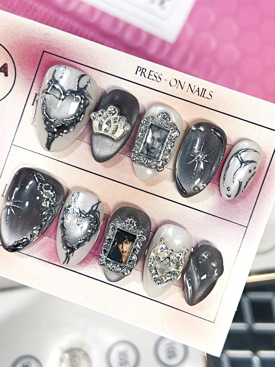 doupha.nails| Press On Nails 💅🏻✨💚 tweet media