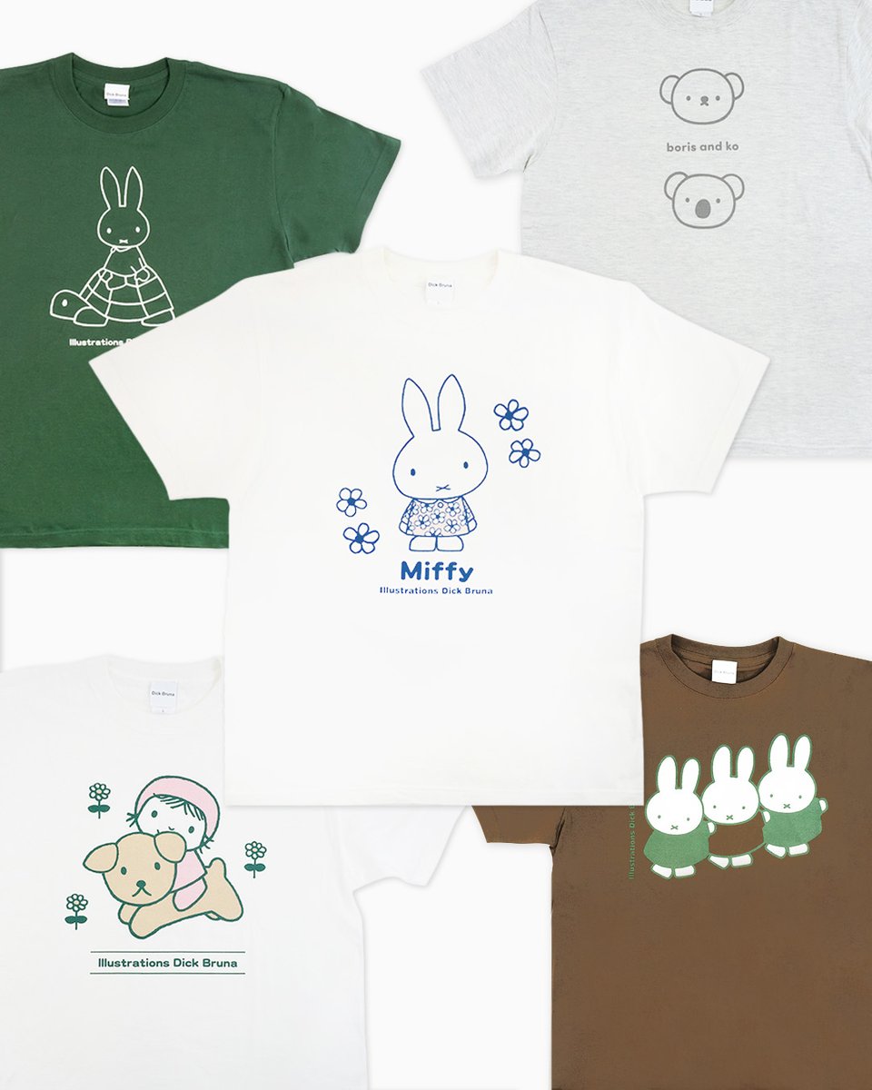 ○好評発売中！miffy style限定ディック・ブルーナTシャツ○ 落ち着い