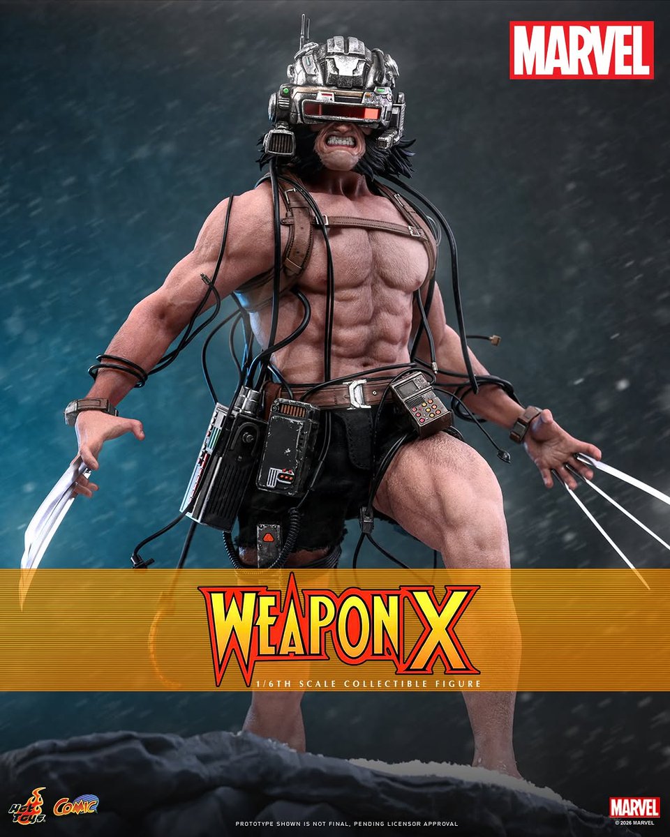 EmpressCarri's tweet image. NO FREAKIN WAY HOT TOYS JUST DROPPED A WHOLE WEAPON X ON US!! MY GOD HES MAGNIFICENT!!! 😻🥵🤤🖤🤍🔥 #Wolverine #Logan #WeaponX #MarvelComics #ComicBooks #Collectibles