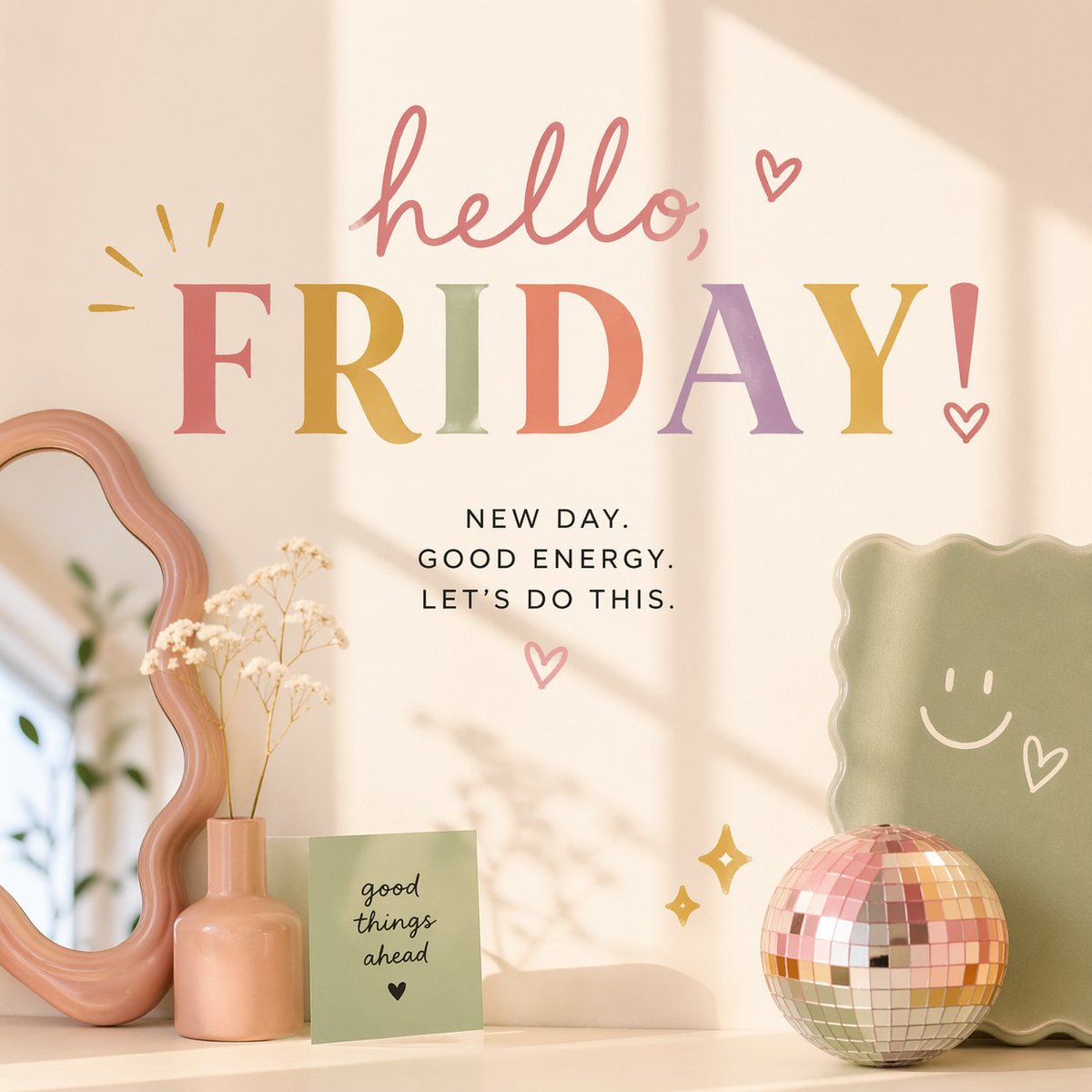 lindsymichelle's tweet image. Good morning ☀️
Running on vibes, mild delusion, and the fact that it’s Friday 🙃
#FridayFeeling #GoodMorning #FinallyFriday